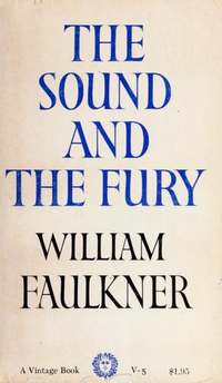 The Sound and the Fury book cover