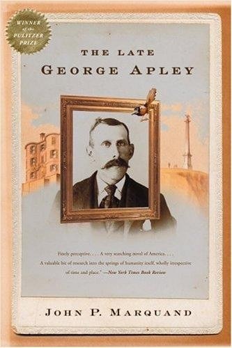 The Late George Apley book cover