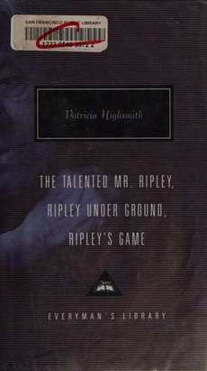 The Talented Mr. Ripley book cover
