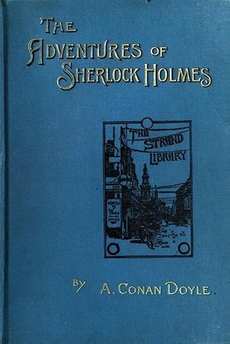 The Adventures of Sherlock Holmes book cover