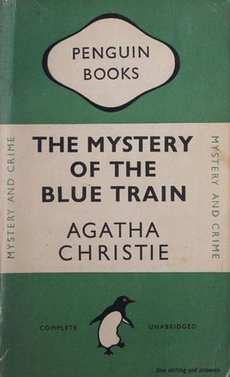 The Mystery of the Blue Train book cover